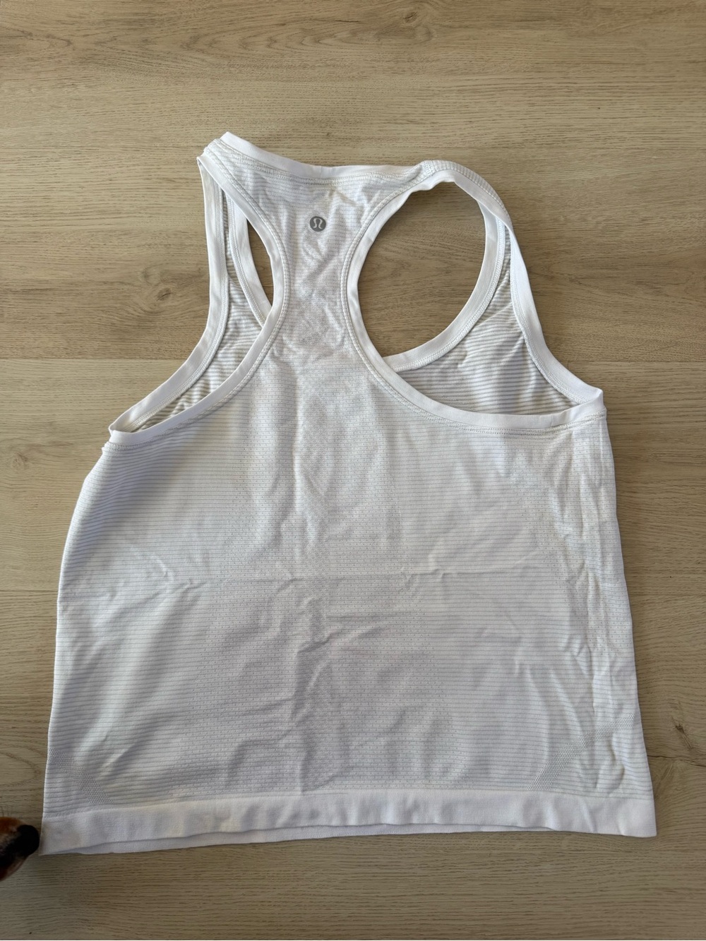 lululemon athletica White Racerback Performance Tank